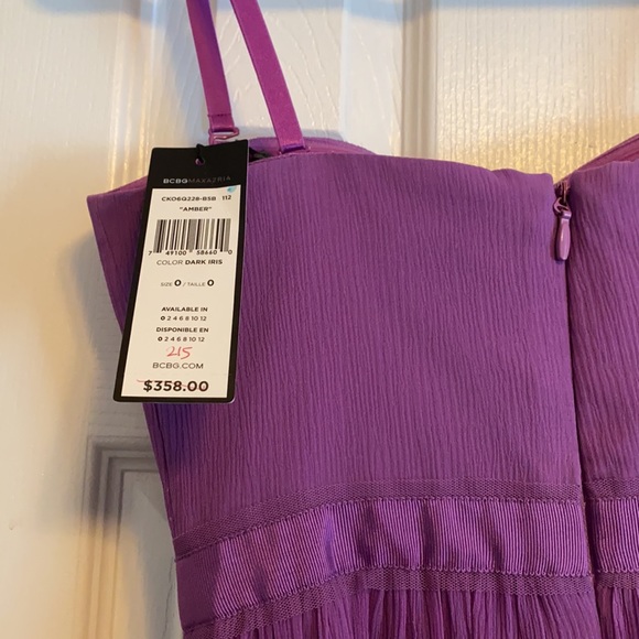 BNWT BCBG strapless gown- size 0 - Picture 3 of 3